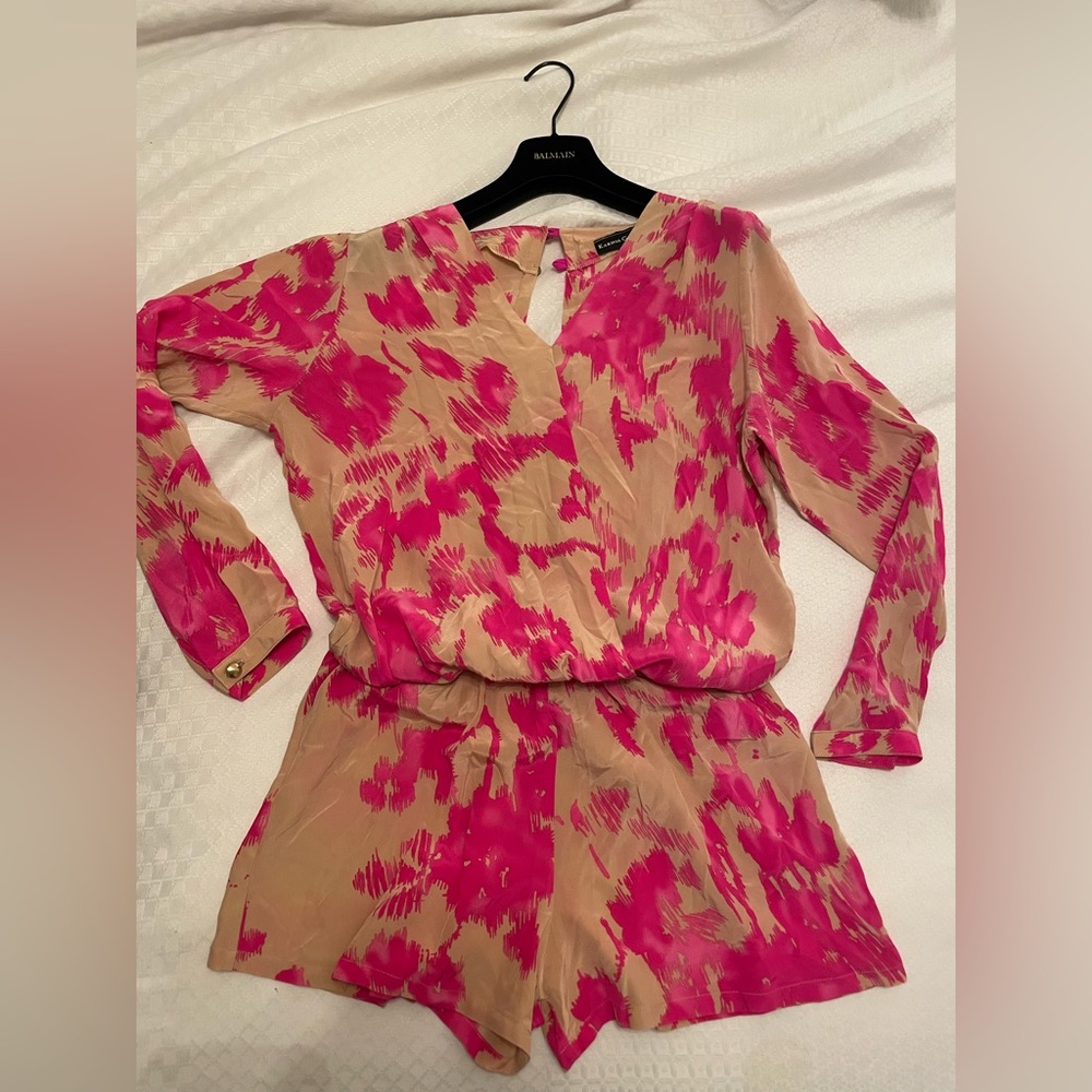 Karina Grimaldi silk romper